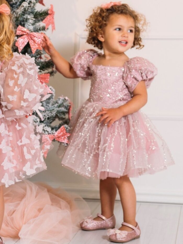 Cinderella meisjes jurk - roze