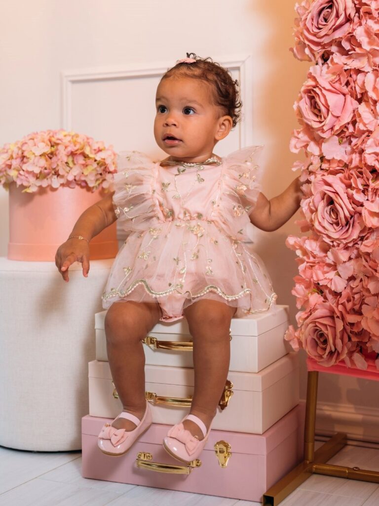 Luxe meisjes romper - Flora