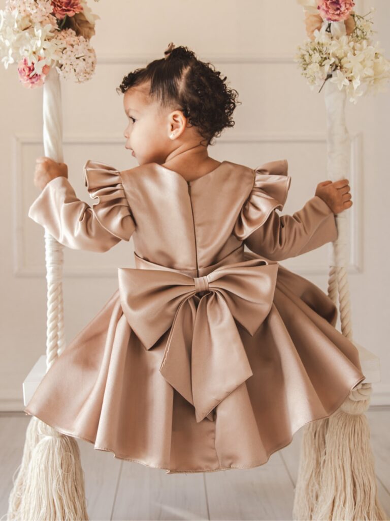 Noélie dress - champagne kleurige jurk